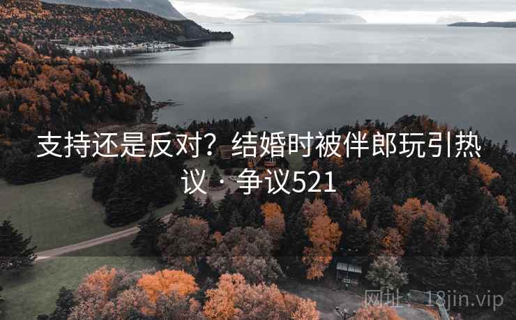 支持还是反对？结婚时被伴郎玩引热议 · 争议521