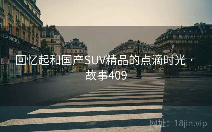 回忆起和国产SUV精品的点滴时光 · 故事409
